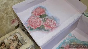 Декупаж обувной коробки ?