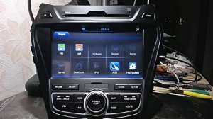 Ремонт автомагнитолы Hyundai Santa Fe (Хендай СантаФе).