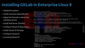 Installing GitLab CE in Enterprise Linux 8 | GitLab in RHEL8, RockyLinux8, AlmaLinux8, OracleLinux8