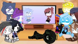 Реакция Сансов на меме и тик ток про Блу | андертейл ау | гача клуб