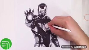 Как рисовать Железного человека