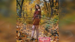 Гламурные горячие русские девушки осенью