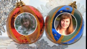 Вставляем фото в новогодние шарики