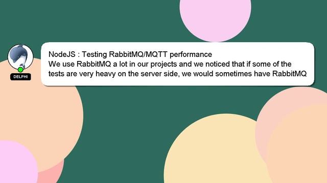 NodeJS : Testing RabbitMQ/MQTT performance смотреть онлайн