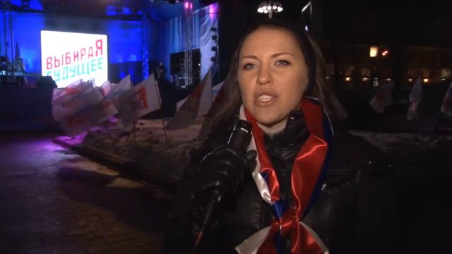 Алена Аршинова на митиге "Выбирая Будущее" смотреть онлайн