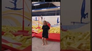 Кристина Асмус показала спортивный трюк с переворотами