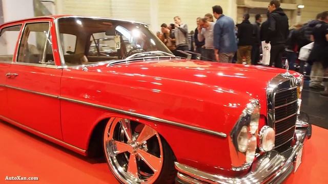 Mercedes-Benz 280S W108 1973 Rot M130.920 140 PS 103 kW Airride Fahrwerk Vista Wheels R18 Tuning смотреть онлайн