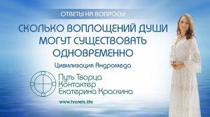 Сколько воплощений души могут существовать одновременно | Ченнелинг