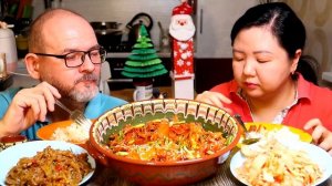 Мукбанг Чеюк Поккым / Жадина говядина - продолжение / Mukbang Cheyuk Pokkym