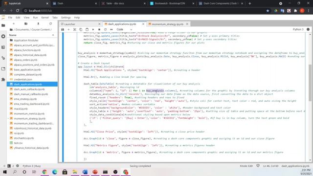 043 Dash Application Tables Coding Example
