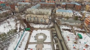 Оренбург: набережная Урала с квадрокоптера. 2017 г.