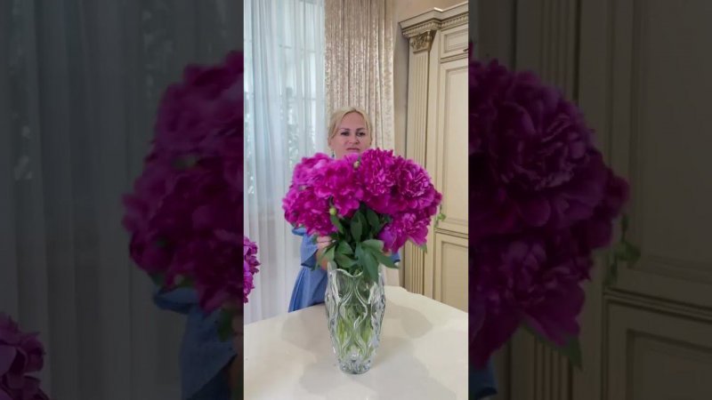 Букет пионов   немного красоты вам в плейлист