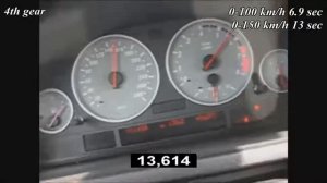 Разгон BMW X5 (BMW X5 4 8is E53 360 Hp 0 220 km h acceleration)