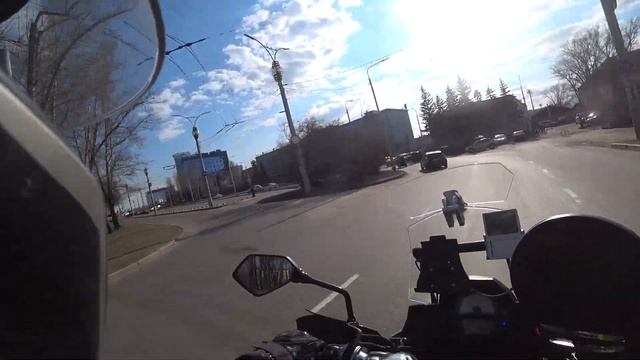 С Култука в Иркутск . Kawasaki Versys 650 смотреть онлайн