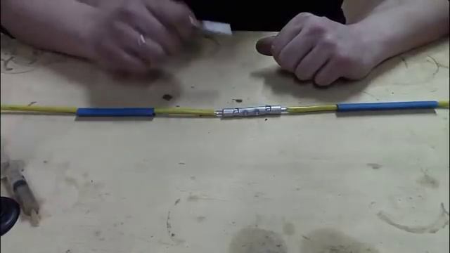 Опрессовка наконечников и гильз из алюминия.