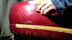 Как убрать подтеки лака на авто. Removal of varnish stains.