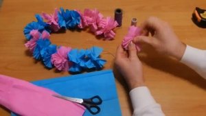 Гавайские бусы, леи своими руками.