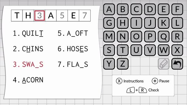 How To Play Gaps - Word Logic by POWGI for Nintendo 3DS and Wii U смотреть онлайн