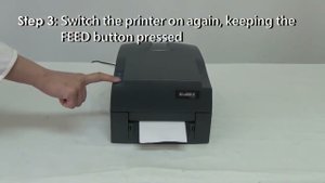 Godex G500/G530 series калибровка принтера