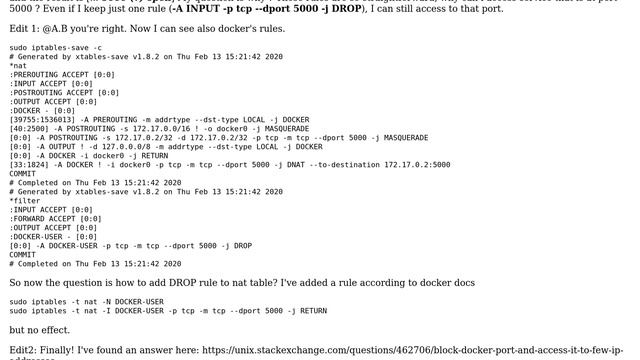 How to block specific port with iptables? смотреть онлайн