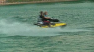 Aquabike capsizing