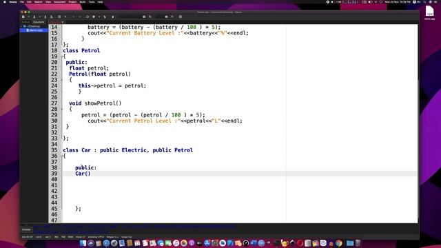 46 C++ Multiple Inheritance and Base Constructor смотреть онлайн