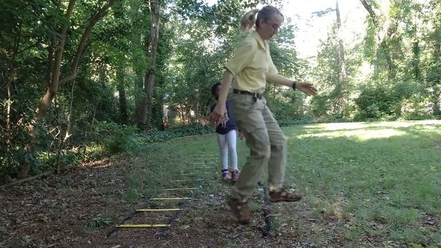 #23 Switch or Scissor Jumps: Pediatric Physical Therapy Coordination Drills смотреть онлайн