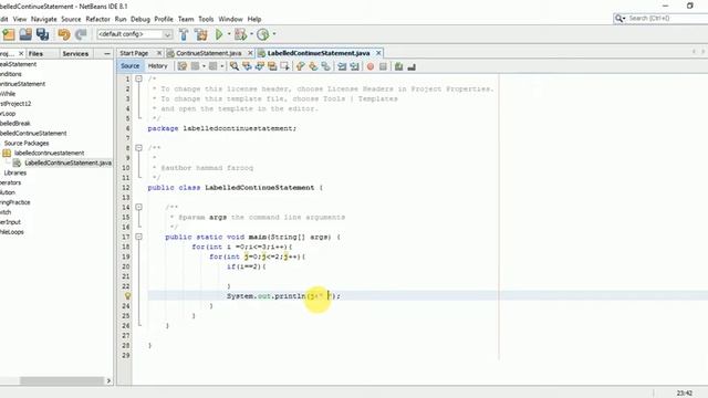 JAVA programming tutorial in Urdu Hindi (19th Tutorial) labelled continue statement in JAVA смотреть онлайн