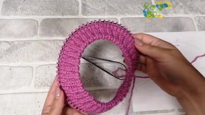 Как связать росток реглан сверху, по кругу.