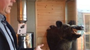 Каркасная модульная баня Евро 2,2 высота, 8 м. ширина. Кедр, лиственница. Устано