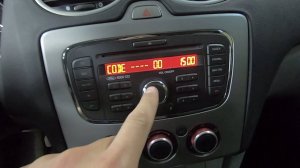 Разблокировка магнитолы FORD