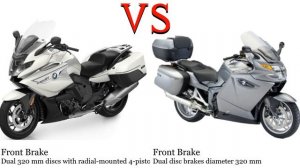 BMW K 1600 GT vs BMW K 1300 GT Test specification comparison