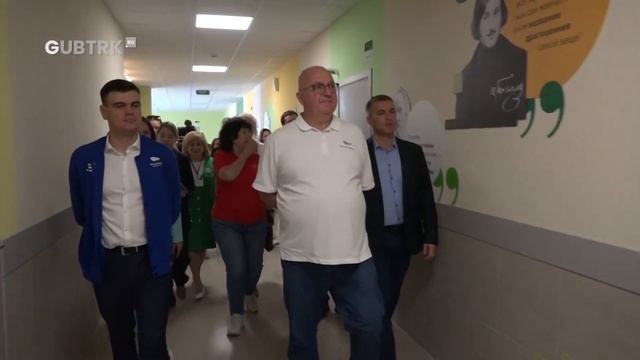 Делегация Металлоинвеста посетила образовательные учреждения Губкина после капремонта смотреть онлайн