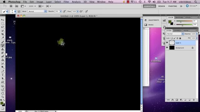How to Make Trees From an Aerial Perspective in Photoshop : Adobe Photoshop смотреть онлайн