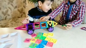 МАГНИТНЫЙ КОНСТРУКТОР! Потрясающая ИГРУШКА ДЛЯ ДЕТЕЙ Распаковка