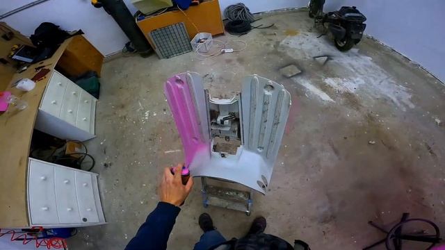 Реставрация Honda Giorno AF24 / Ч.2 Покраска смотреть онлайн