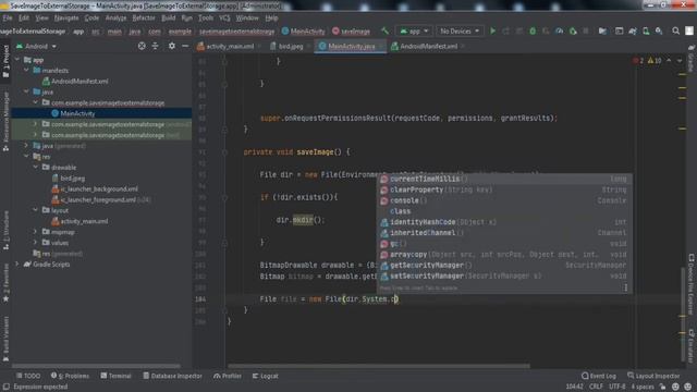 How to Save Image to External Storage in Android Studio | Save Image | Android Studio Tutorial смотреть онлайн
