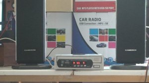 демонстрация работы миницентра с колонками Cameron c bluetooth. mp 3 . fm