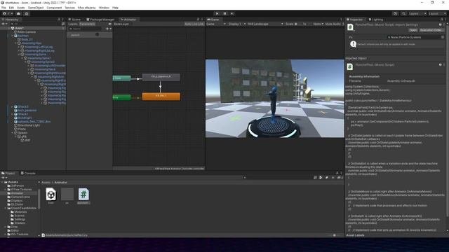 Состояние анимации и как использовать? Unity / StateMachineBehaviour