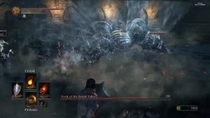 Dark Souls 3 - BOSS: Vordt Boreal Valley - Walkthrough Gameplay 【PS4】