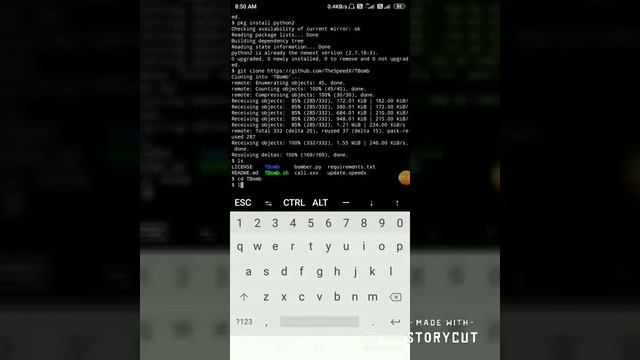 SMS/call bomber termux 2020 смотреть онлайн