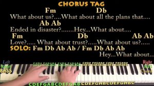 What About Us? (Pink) Piano Cover Lesson in Ab with Chords/Lyrics- Arpeggios