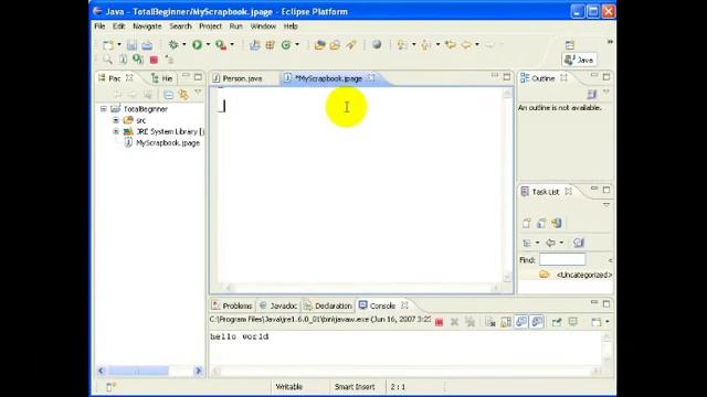 Eclipse and Java for Total Beginners - Lesson 3