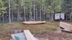 Беседка 5*3. Стропила, обрешётка.