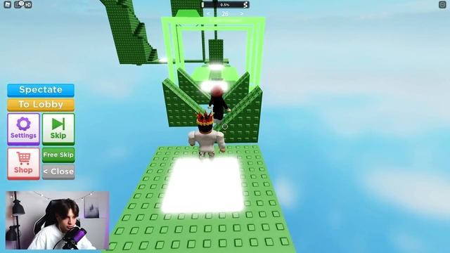 ОББИ БЕЗ ПРЫЖКОВ! СМОГУ ЛИ Я ПРОЙТИ? Роблокс паркур челлендж. Roblox смотреть онлайн