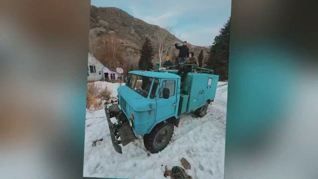 Ущелье черкасай 2022 г.Текели #текели #черкасай #зима смотреть онлайн