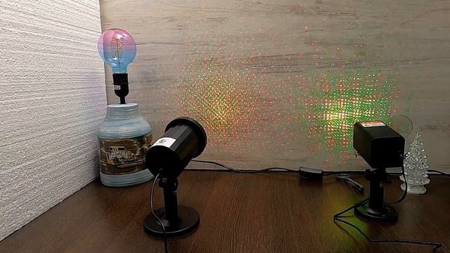 Уличный лазерный проектор новогодний 2020 с мощными лазерами. Обзор и сравнение.
