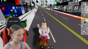 Madison and Trinity Play Brookhaven and Get Chased by a Zombie in Roblox!!
