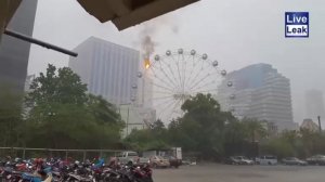 Таиланд. Пожар на чертовом колесе (30.04.2016 г.)