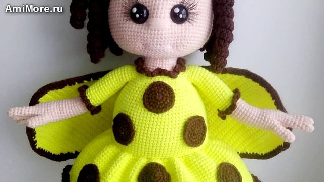 Амигуруми: схема кукла "Божья коровка" | Игрушки вязаные крючком